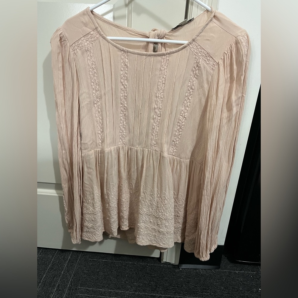 American eagle flower dress shirt